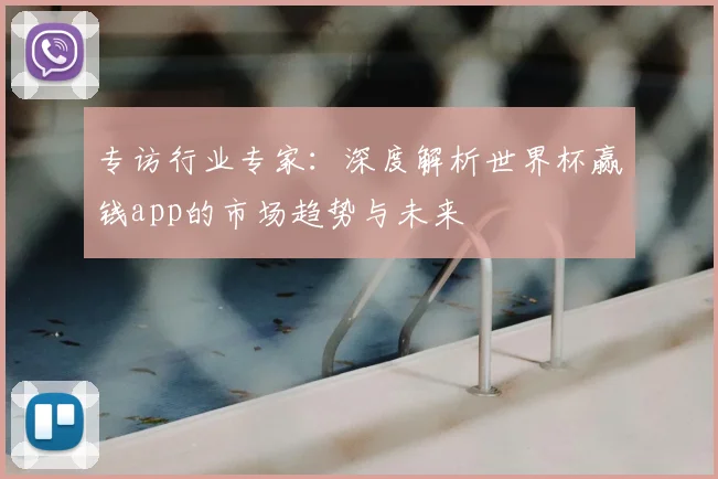 专访行业专家:深度解析世界杯赢钱app的市场趋势与未来