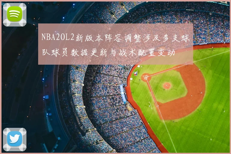 NBA2OL2新版本阵容调整涉及多支球队球员数据更新与战术配置变动